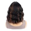 Short Wavy Hair With Side-Swept Bangs for Women's