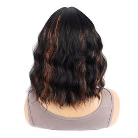 Short Wavy Hair With Side-Swept Bangs for Women's