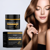 Hoegoa Coconut Oil Hair Mask Dry Hair, Smooth And Glossy Hair Care Coconut Oil Hair Mask