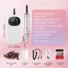 Electric Rechargeable Nail Drill, 35,000RPM Portable Cordless Nail E File Machine