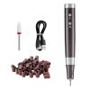 Electric Cordless Nail Drill, 30,000RPM Variable-Speed Rechargeable Nail E File Machine