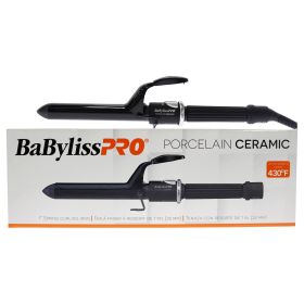 Porcelain Ceramic Spring Curling Iron - BP100SUC - Black by BaBylissPRO for Unisex - 1 Inch Curling Iron
