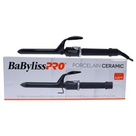 Porcelain Ceramic Spring Curling Iron - BP75SUC - Black by BaBylissPRO for Unisex - 0.75 Inch Curling Iron