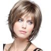 Women High Temperature Silk Short Hair Wig for Everyday Wear