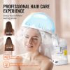 Hair Steamer, 2-in-1 Professional Hair & Facial Steamer with Detachable Bonnet Hood
