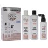 System 3 Kit by Nioxin for Unisex - 3 Pc 10.1oz Color Safe Cleanser Shampoo, 10.1 oz Color Safe Scalp Therapy Conditioner