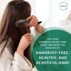 Self Cleaning Healthy Scalp Comb & Detangling Hair Brush | Ergonomic Silicone Scalp Massager & Dandruff Flake Remover for Blood Circulation