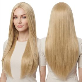Versatile Center-Parted Long Straight Wig for Women's (Type: Wig, Color: Linen)