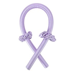 Heatless Curling Rod Headband Lazy Curler Set No Heat Spiral Pear Flower Curling Iron for Women Hair Wrap Curling Ribbon (Color: 6)